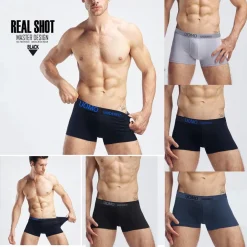 BOXER DA UOMO BOX INTIMO PROMO PACK 6 PEZZI COLORI ASSORTITI TAGLIA M
