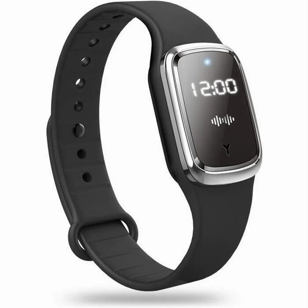 BRACCIALE REPELLENTE PER ZANZARE AD ULTRASUONI OROLOGIO DISPOSITIVO ANTIZANZARE