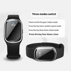 BRACCIALE REPELLENTE PER ZANZARE AD ULTRASUONI OROLOGIO DISPOSITIVO ANTIZANZARE