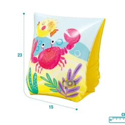 BRACCIOLI FUN FISH 23 X 15 CM MULTICOLORE BAMBINI 3 - 6 ANNI PISCINA MARE 58652