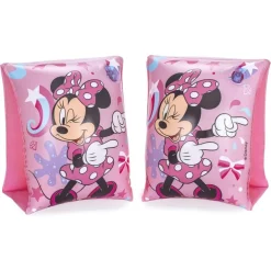 BRACCIOLI GONFIABILI MINNIE VALVOLE SICUREZZA ACCESSORI MARE PISCINA 23X15CM 019968