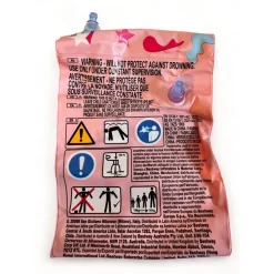 BRACCIOLI GONFIABILI MINNIE VALVOLE SICUREZZA ACCESSORI MARE PISCINA 23X15CM 019968