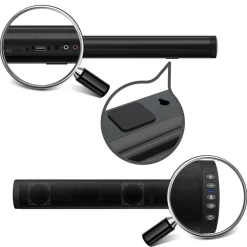 BS-41 TV SOUNDBAR ALTOPARLANTE BT RADIO FM SISTEMA HOME THEATER FISSAGGIO MURO