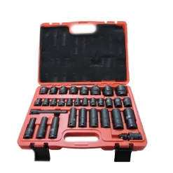 BUSSOLE BOCCOLE PER PISTOLA AVVITATORE PNEUMATICO SET KIT 32PZ 1/2