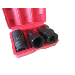 BUSSOLE BOCCOLE PER PISTOLA AVVITATORE PNEUMATICO SET 3 PZ 3/4" DA 30 A 36MM