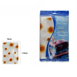 BUSTA SOTTOVUOTO PER ABITI SACCHETTI SALVASPAZIO ERMETICI ARMADIO SACCHI 70X110