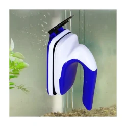 CALAMITA PULIZIA PULITORE MAGNETICO TERGI VETRO PER ACQUARIO CON RASCHIETTO