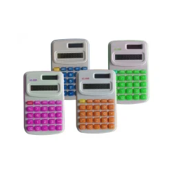 CALCOLATRICE 888 DISPLAY TASCABILE COMPATTA A 8 CIFRE UFFICIO SCUOLA ACCESSORI