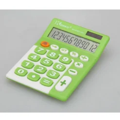 CALCOLATRICE ELETTRONICA DIGITALE KK-6502-12 12 CIFRE MEMORIA DISPLAY SOLARE