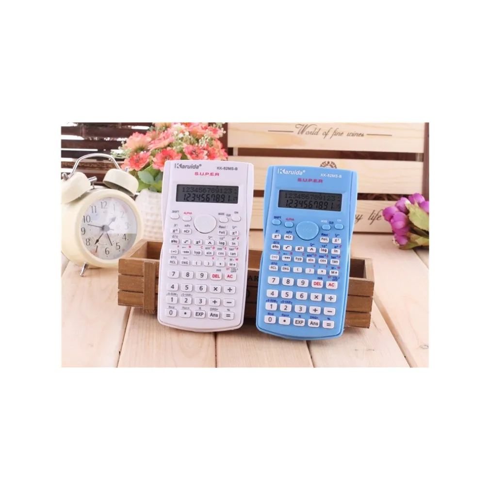 CALCOLATRICE SCIENTIFICA 10 CIFRE DIGITALE A BATTERIA 3 COLORI DIVERSI