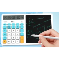 CALCOLATRICE SOLARE CON TASTI CON TAVOLETTA GRAFICA LAVAGNA DIGITALE PER SCRITTURA A MANO