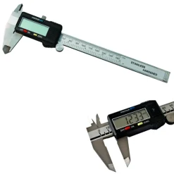 CALIBRO A CORSOIO CASSA IN METALLO DIGITALE 150 MM CON DISPLAY E CUSTODIA