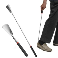 CALZA SCARPE TELESCOPICO ALLUNGABILE DA 26 A 74CM CALZANTE MANICO ACCIAIO ANTISCIVOLO