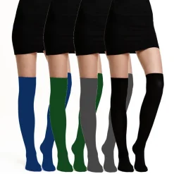 CALZE PARIGINE DA DONNA LUNGHE 12 PAIA VARI COLORI CALZA PARIGINA FS6129