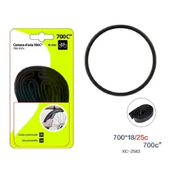 CAMERA D’ARIA 700C" PER PNEUMATICI RUOTE BICI BICICLETTA BIKE 700X18/25C XC-2583