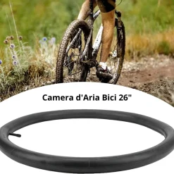 CAMERA D'ARIA PER BICICLETTA 26" 1.75 - 1.90 44MM VALVOLA SCHRADER AMERICANA