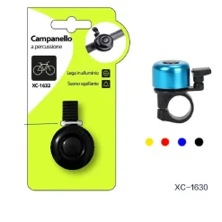 CAMPANELLO A PERCUSSIONE IN LEGA DI ALLUMINIO ATTACCO UNIVERSALE BICI XC-1632