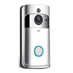 CAMPANELLO VIDEOCITOFONO WIFI SICUREZZA CASA ALLARME PORTA CON SENSORE MOVIMENTO