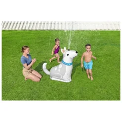 CANE SPRUZZA ACQUA IRRIGATORE GIOCO GONFIABILE HAPPY HUSKY 112X44X100 CM 52570