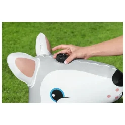 CANE SPRUZZA ACQUA IRRIGATORE GIOCO GONFIABILE HAPPY HUSKY 112X44X100 CM 52570