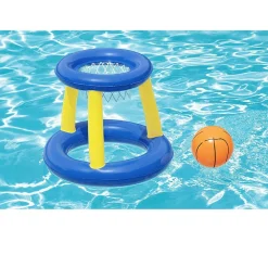CANESTRO DA BASKET GIOCO GONFIABILE PER BAMBINI SPLASH 'N' HOOP 61CM PALLA 52418