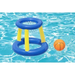 CANESTRO DA BASKET GIOCO GONFIABILE PER BAMBINI SPLASH 'N' HOOP 61CM PALLA 52418