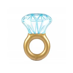 CANOTTO ANELLO DIAMANTE GONFIABILE SALVAGENTE MATERASSO CIAMBELLA MARE PISCINA