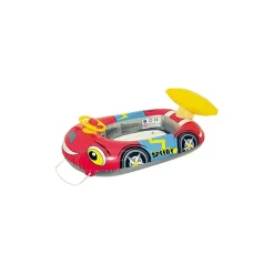 CANOTTO GONFIABILE AUTO GIOCO PER BAMBINI CON VOLANTE 100X62X25 CM MARE PISCINA