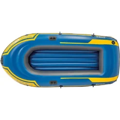 CANOTTO GONFIABILE CHALLENGER 2 SET 236X114X41 CM MARE GOMMONE REMI POMPA 68367