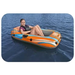 CANOTTO GONFIABILE KONDOR 3000 ELITE CON REMI GOMMONE X3 246X122 CM FIUME 61143