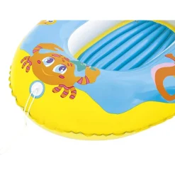 CANOTTO GONFIABILE PER BAMBINI GRANCHIO FELICE PESCI 119 X 79 CM 2 COLORI 34009