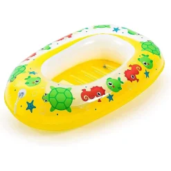 CANOTTO GONFIABILE PER BAMBINI 3-6 ANNI 102X69CM MARE BALENA 2 COLORI ASS. 34037