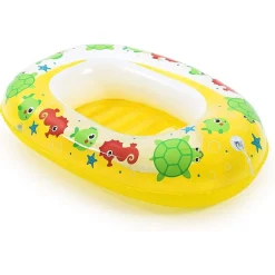 CANOTTO GONFIABILE PER BAMBINI 3-6 ANNI 102X69CM MARE BALENA 2 COLORI ASS. 34037