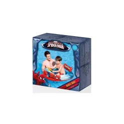 CANOTTO SPIDERMAN 112X65 CON VOLANTE BASE GONFIABILE CANOTTINO BARCA