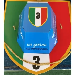 CAPPELLO CELEBRATIVO FESTA TERZO SCUDETTO NAPOLI KVARATSKHELIA CAMPIONI D'ITALIA
