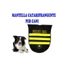 CAPPOTTO VESTITO IMPERMEABILE CATARIFRANGENTE CANE POLICE DOG TAGLIA M
