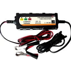 CARICABATTERIA MANTENITORE DI CARICA BATTERIA PIOMBO MOTO AUTO 12V
