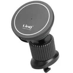 CARICABATTERIA WIRELESS MAGNETICO PRESA ARIA AUTO 360° QI 15 W SMARTPHONE C3524