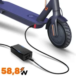 CARICABATTERIE ALIMENTAZIONE SELF BALANCE SCOOTER MONOPATTINO ELETTRICO 58.8W T58-5525