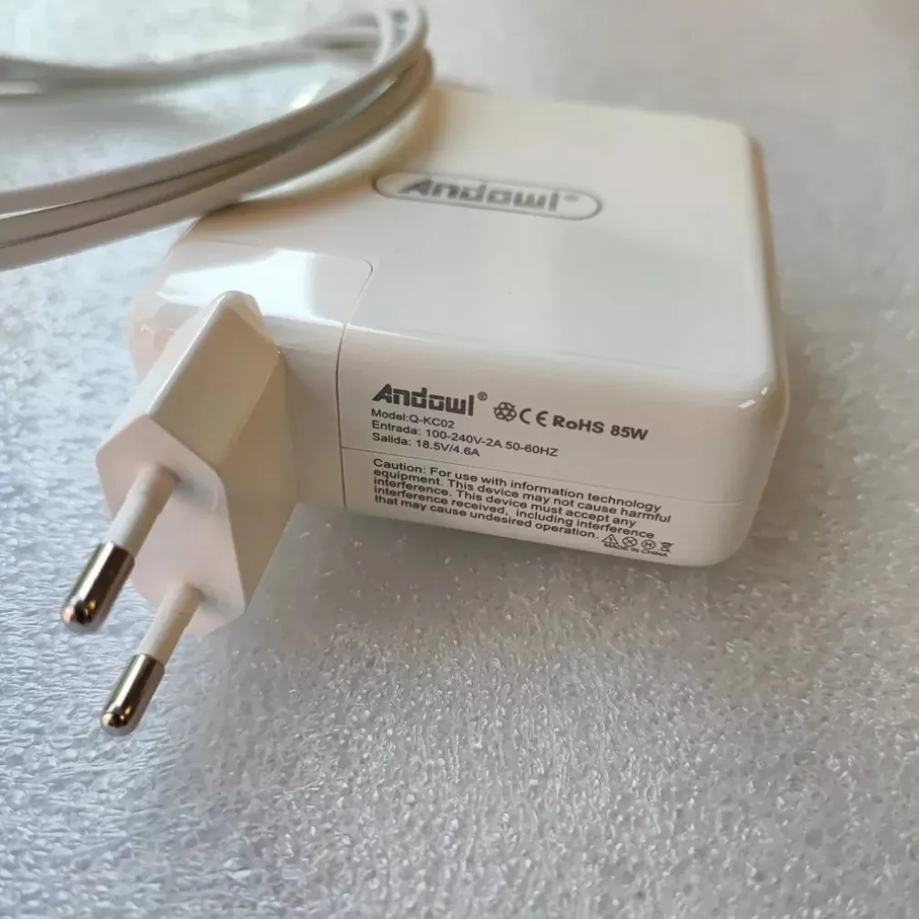 CARICABATTERIE ALTA VELOCITÀ CONNETTORE MAGNETICO TIPO L Q-KC02 MACBOOK CELLULARE