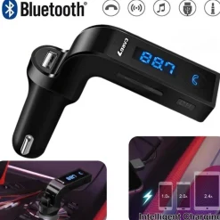 CARICABATTERIE CARG7 AUTO TRASMETTITORE BLUETOOTH USB TF CARD ANDROID IOS TABLET