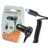 CARICABATTERIE DA AUTO CAVO MICRO USB 150CM 12/24V 2.4A TABLET CELLULARI C-S407
