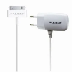 CARICABATTERIE DA VIAGGIO CASA 30PIN IPHONE 3G/3S/4G/4S 5VOLT-1000MA MAXTECH CA-S005