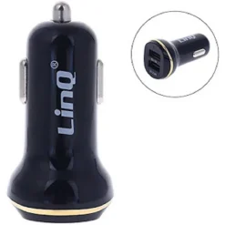 CARICABATTERIE PER AUTO 2IN1 2 USCITE USB 3.4A 12/24V SMARTPHONE TABLET GPS C-3A01