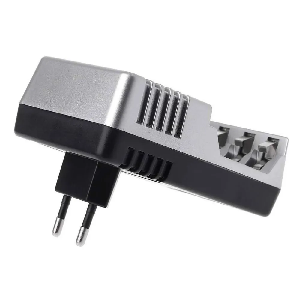 CARICABATTERIE PER BATTERIE PILE RICARICABILI CARICA BATTERIA AA AAA 9V NI-MH CD