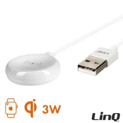 CARICABATTERIE WIRELESS MAGNETICO PER WATCH POTENZA 3W CAVO USB 1 METRO IP7766
