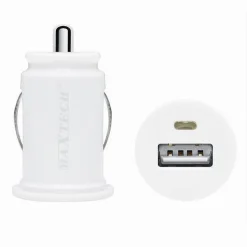 CARICATORE AUTO CARICABATTERIA PRESA UNIVERSALE USB 2A SMARTPHONE IPOD 5V-1500MA MAXTECH MA-C004