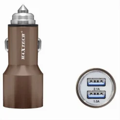 CARICATORE AUTO PORTATILE PER SMARTPHONE DISPOSITIVI 15W 12-24V MAXTECH MA-C014