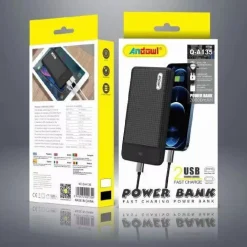 CARICATORE PORTATILE POWERBANK 4IN1 USB BATTERIA 20000MAH Q-A135 RICARICA VELOCE