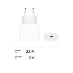 CARICATORE TYPE-C 3A CA-S046 CARICABATTERIA ADATTATORE DISPOSITIVI USB-C RICARICA